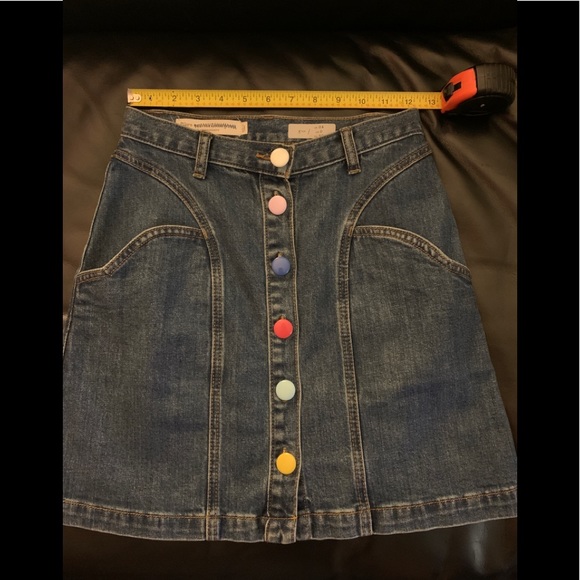 Pilcro & the LetterPress button up denim skirt - Picture 3 of 4